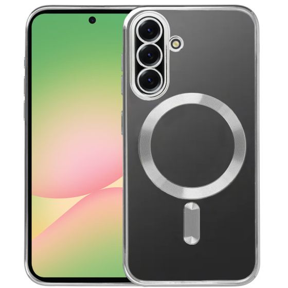 Handyhülle für Galaxy A57 (5G) mit Kameraschutz Silber