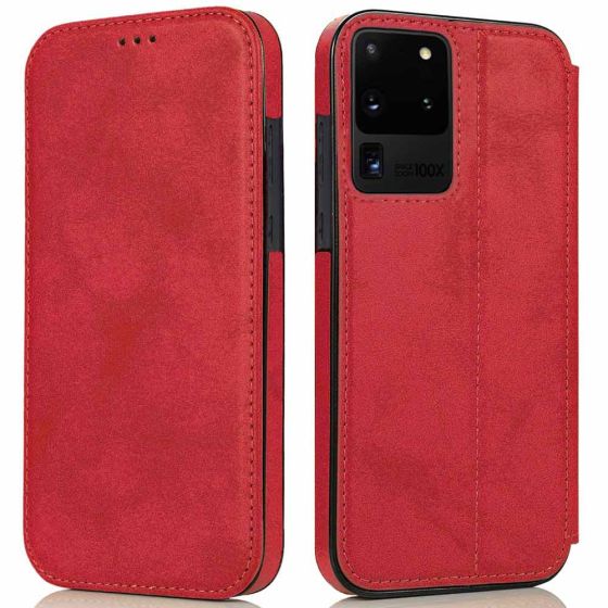 Flipcase für Samsung Galaxy S21 Ultra Rot