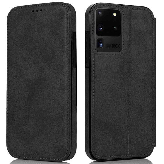 Flipcase für Samsung Galaxy S21 Ultra Handytasche Schwarz