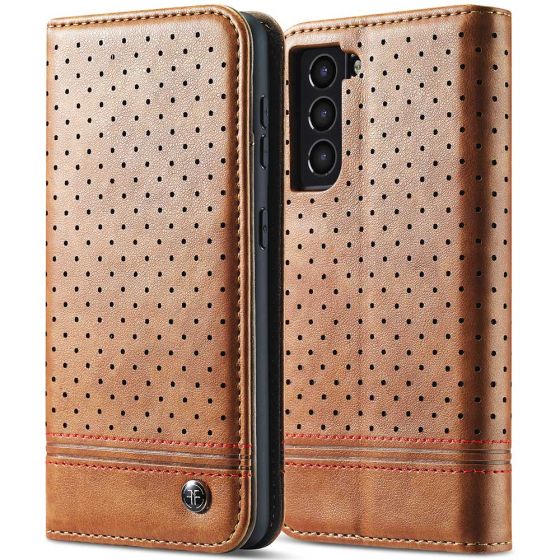 Flipcase für Samsung Galaxy S21 Handytasche Braun