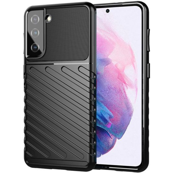 Robuste Handyhülle für Samsung Galaxy S21 Outdoor Case Schwarz