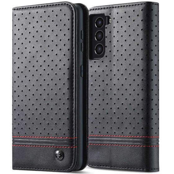 Flipcase für Samsung Galaxy S21 FE Handytasche Schwarz