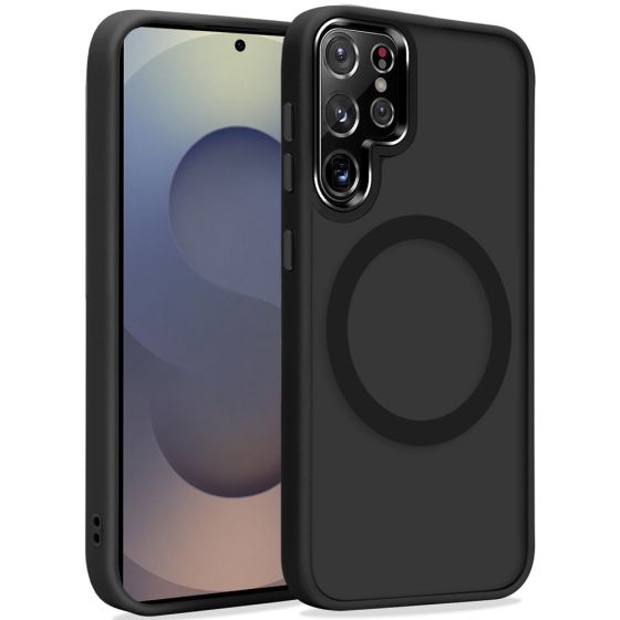 Case für Samsung Galaxy S25 Ultra Hülle mit Kameraschutz Schwarz