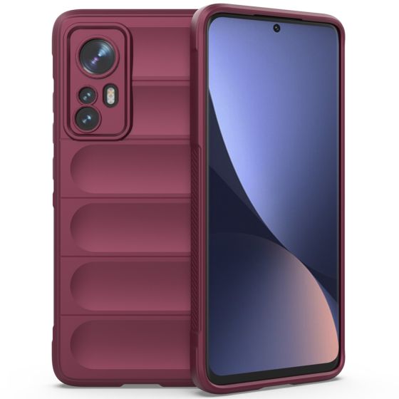 Handyhülle für Xiaomi 12 Pro Hülle Cover Case Weinrot