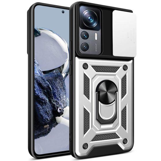 Handyhülle für Xiaomi 12T Case Schutzhülle Silber