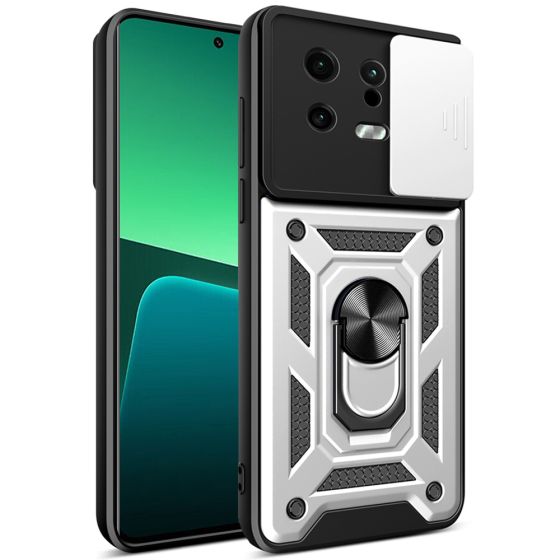 Handyhülle für Xiaomi 13 Outdoor Hülle Case Silber