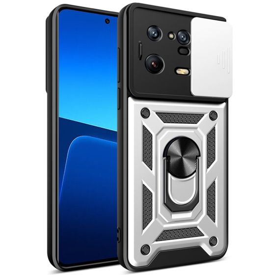 Handyhülle für Xiaomi 13 Pro Hülle Case Handyschale Silber