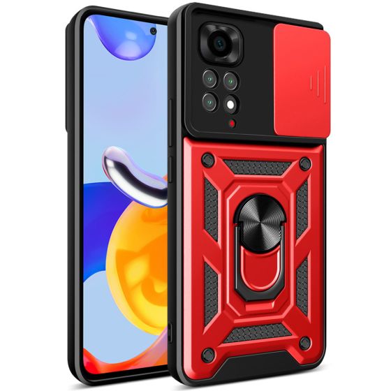 Handyhülle für Xiaomi Redmi Note 11 Pro Case Rot