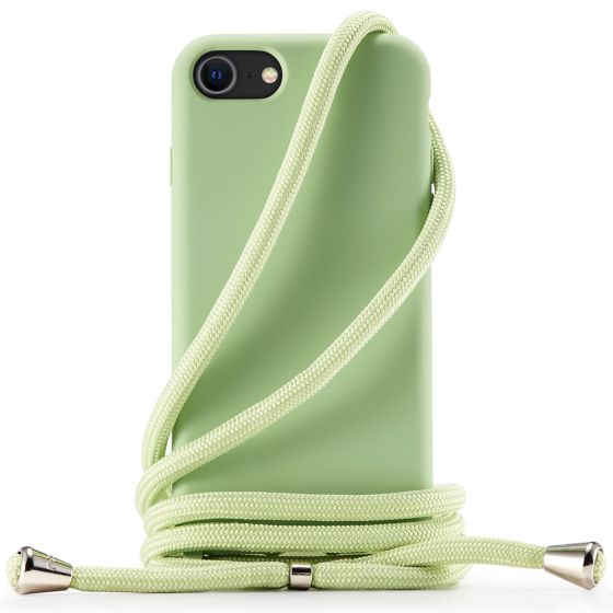 Handyhülle zum Umhängen mit Band Handykette für iPhone 7 Case Grün