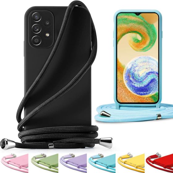 Handyhülle mit Band für Samsung Galaxy A04s Case zum Umhängen