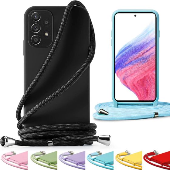 Handyhülle mit Band für Samsung Galaxy A53 Case zum Umhängen