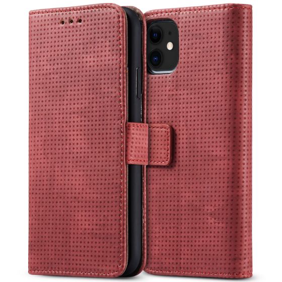 Fitsu iPhone 11 Flipcase in Rot | handyhuellen-24.de