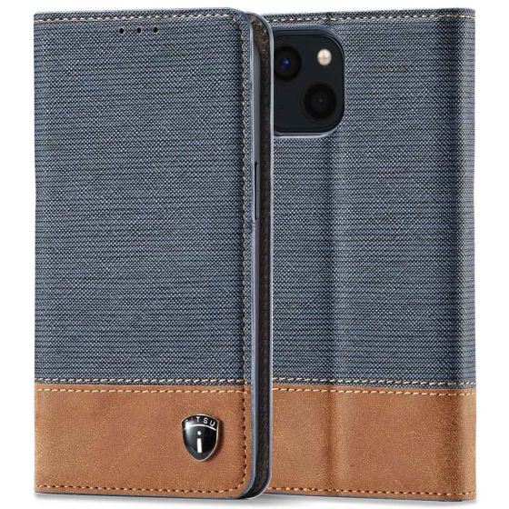 Handytasche für iPhone 15 Hülle Flipcase Blau