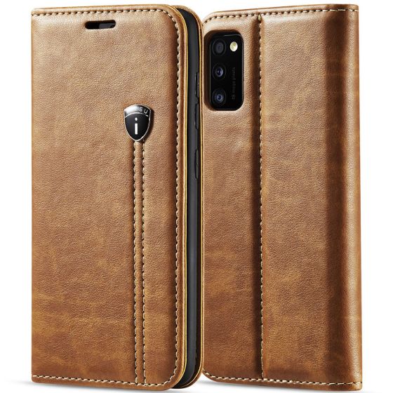 Flipcase für Samsung Galaxy A41 Handytasche Braun