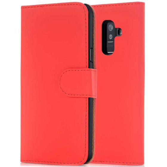 Bookcase für Samsung Galaxy A6 Plus Rot