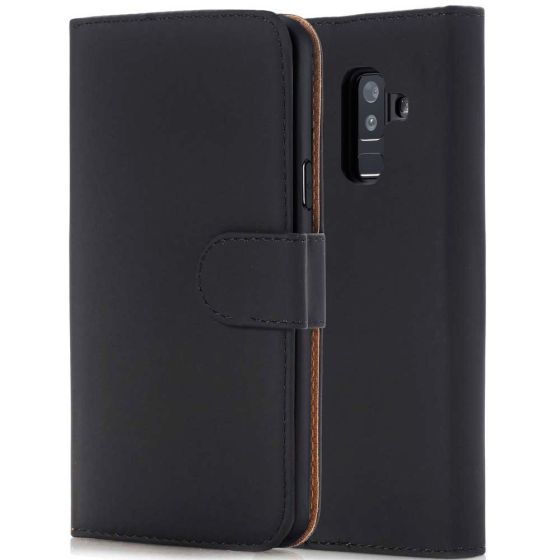 Bookcase für Samsung Galaxy A6 Plus Schwarz