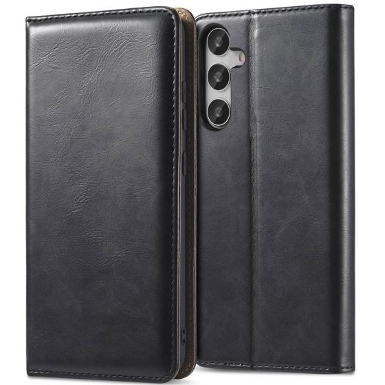 Handytasche für Samsung Galaxy S25 Plus Hülle Flipcase Schwarz