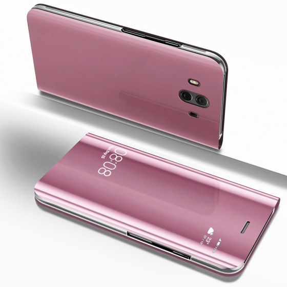 Clear View Hülle für Huawei Mate in Rosa | handyhuellen-24.de