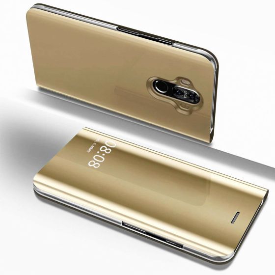 Spiegel Hülle für Huawei Mate 10 Pro in Gold | handyhuellen-24.de