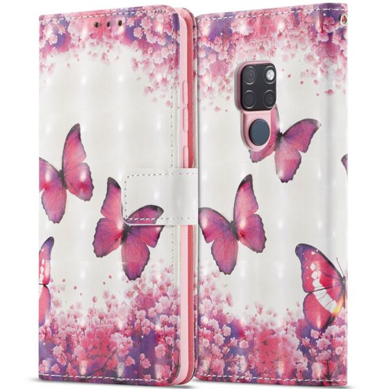 Flipcase für Huawei Mate 20 mit Schmetterling Motiv | Versandkostenfrei