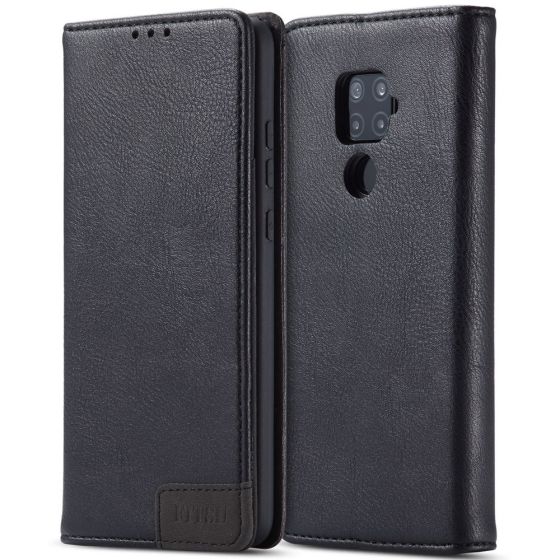 Fitsu Huawei Mate 30 Lite Flipcase in Schwarz | Ohne Versandkosten | handyhuellen-24.de