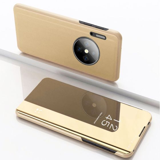 Spiegel Hülle für Huawei Mate 30 Pro in Gold | Ohne Versandkosten | handyhuellen-24.de
