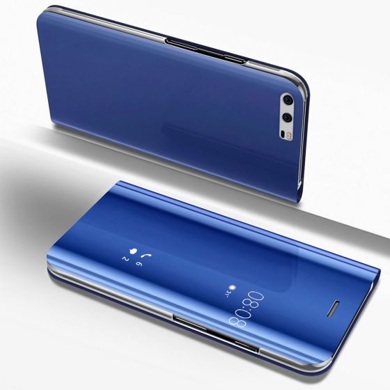 Clear View Flip Case für Huawei P10 in Blau | handyhuellen-24.de