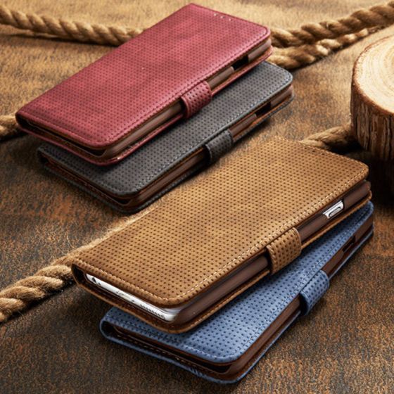 Flip Case für Huawei P10 Lite in Schwarz, Braun, Rot u. Blau | Versandkostenfrei