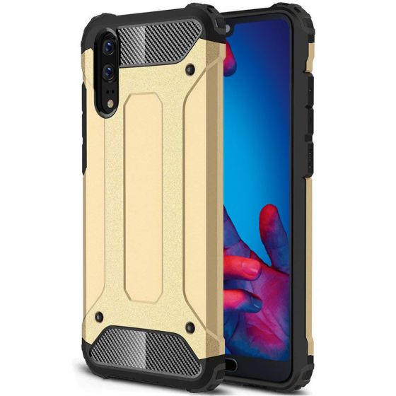 Huawei P20 Hülle Outdoor Case Cover - Gold