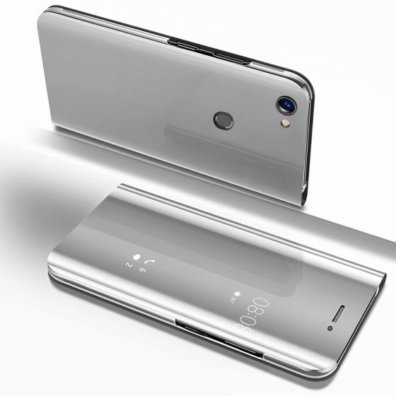 Clear View Case für Huawei P8 Lite 2017 in Silber | Versandkostenfrei