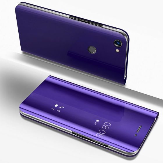 Clear View Case für Huawei P8 Lite 2017 in Violett | Versandkostenfrei
