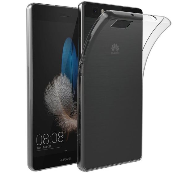 Silikon Hülle für Huawei P8 Lite in Transparent | handyhuellen-24.de