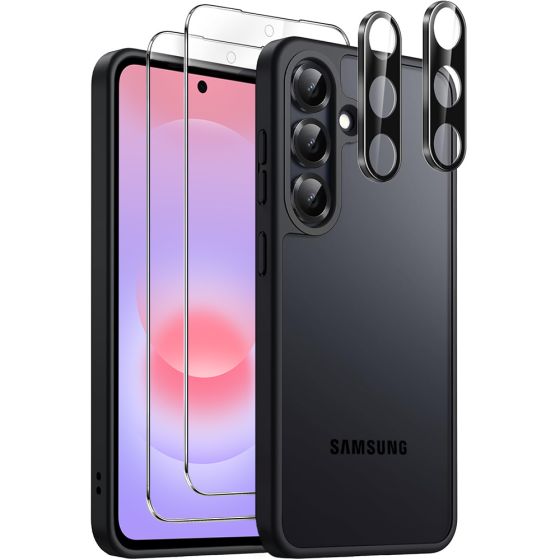 Hülle für Samsung Galaxy A37 (5G) mit Displayschutzglas und Kameraschutz