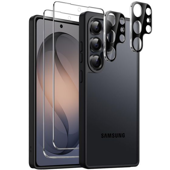 Hülle für Samsung Galaxy S26 Ultra mit Displayschutzglas und Kameraschutz