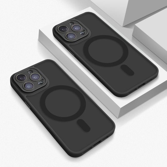 HGH IPhone 16 Pro Hülle Mit MagSafe | Militärschutz & Kameraschutz | Mit 2 Schutzgläsern - Schwarz