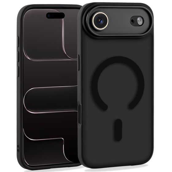 Hülle für iPhone 17 Air MagSafe kompatibel Case mit Kameraschutz Schwarz