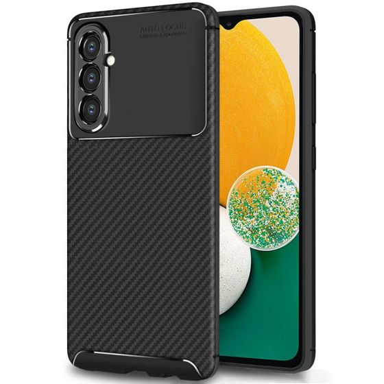 Handyhülle für Samsung Galaxy A13 Case Carbon Schwarz