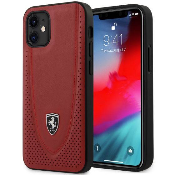 Original Ferrari iPhone 12 Mini Handyschale Rot