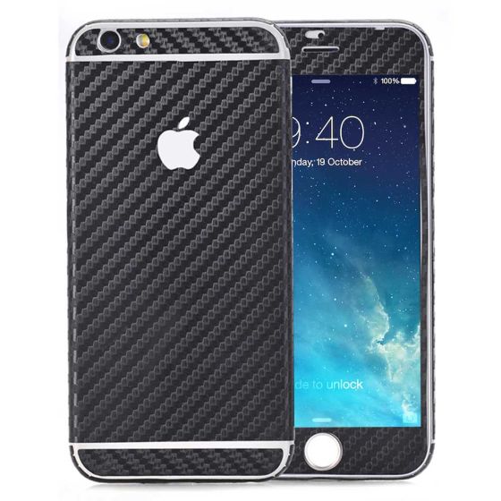 Handyfolie für Apple iPhone 4 / 4s in Carbon Optik | Versandkostenfrei