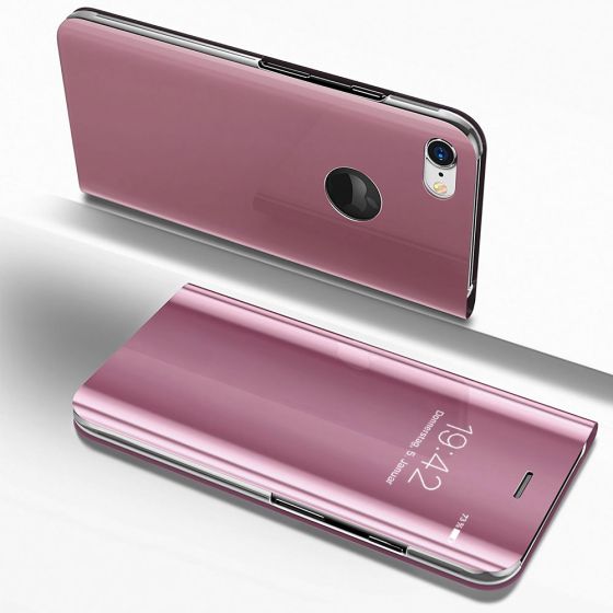 Spiegel Hülle für iPhone 5 / 5s in Rosa | hh-24.de