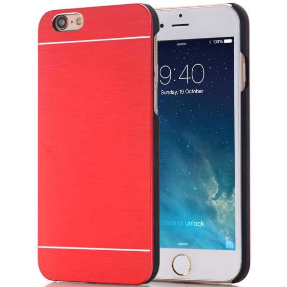 iPhone 7 Alu Case- Bumper Hülle - Rot