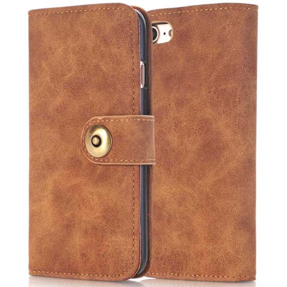 iPhone 7 Handytasche in Braun | handyhuellen-24.de