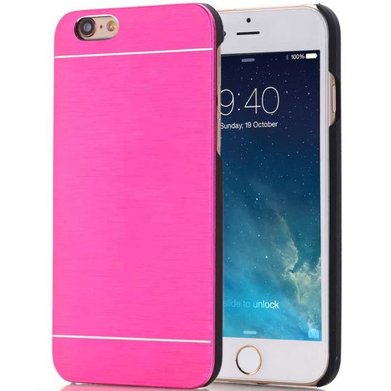 Aluminium Hülle für iPhone 8 Pink | handyhuellen-24