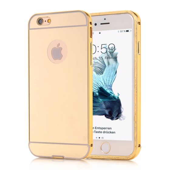 iPhone 6 Plus / 6s Plus Spiegel Hülle - Gold