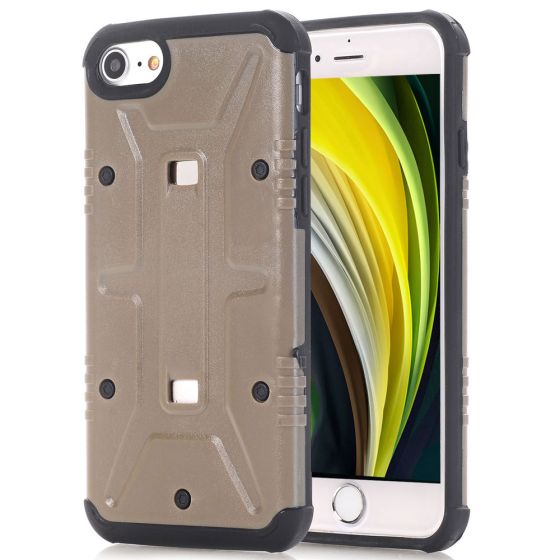 Outdoor Hülle für iPhone SE 2020 in Olive / Grau