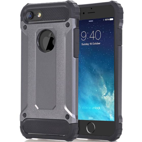 Robuste Outdoor Hülle für Apple iPhone 6 Plus / 6s Plus in Grau