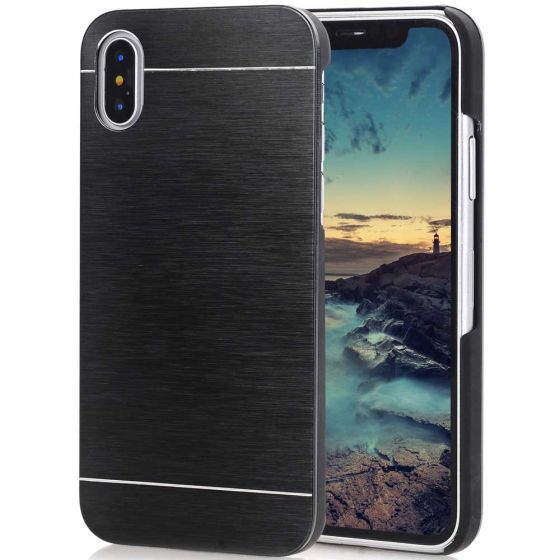 Aluminium Case für iPhone X in Schwarz | handyhuellen-24.de