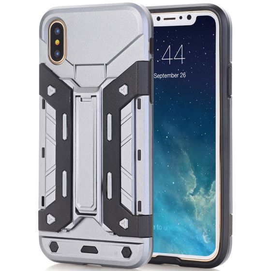 Outdoor Case für iPhone X in Grau | handyhuellen-24.de