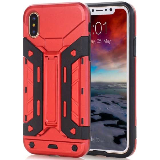 Outdoor Case für iPhone X in Rot | handyhuellen-24.de