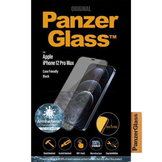 Original PanzerGlass Screenprotektor für iPhone 12 Pro Max Displayschutz